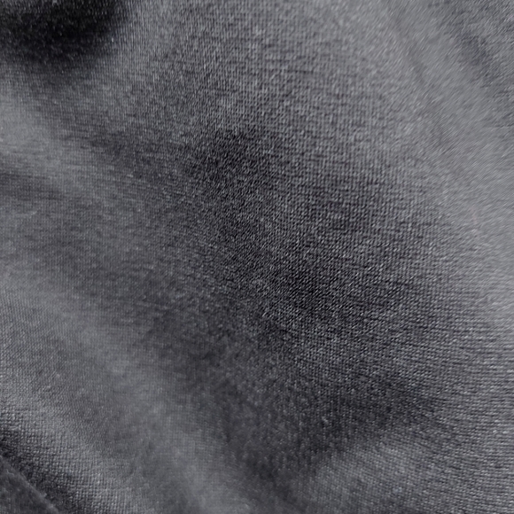 Black Sweat Pants with Knit Hem - Picture 4 of 5